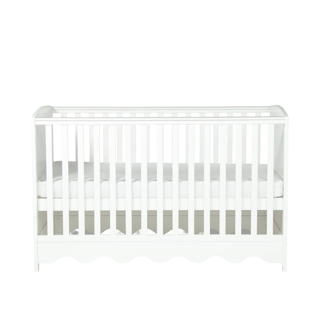 Storybook Cot & Changing Unit Set - White