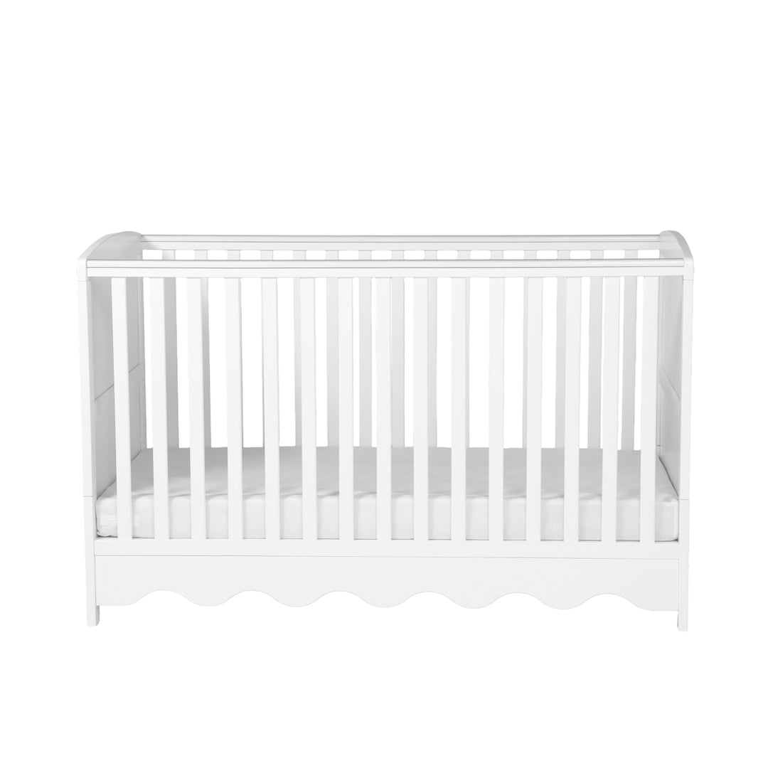 Storybook Cot & Changing Unit Set - White