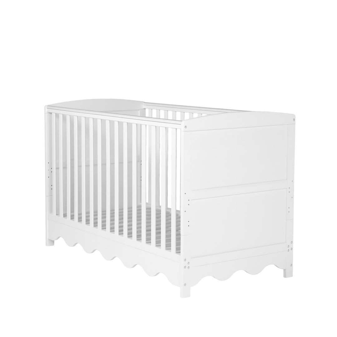 Storybook Cot & Changing Unit Set - White