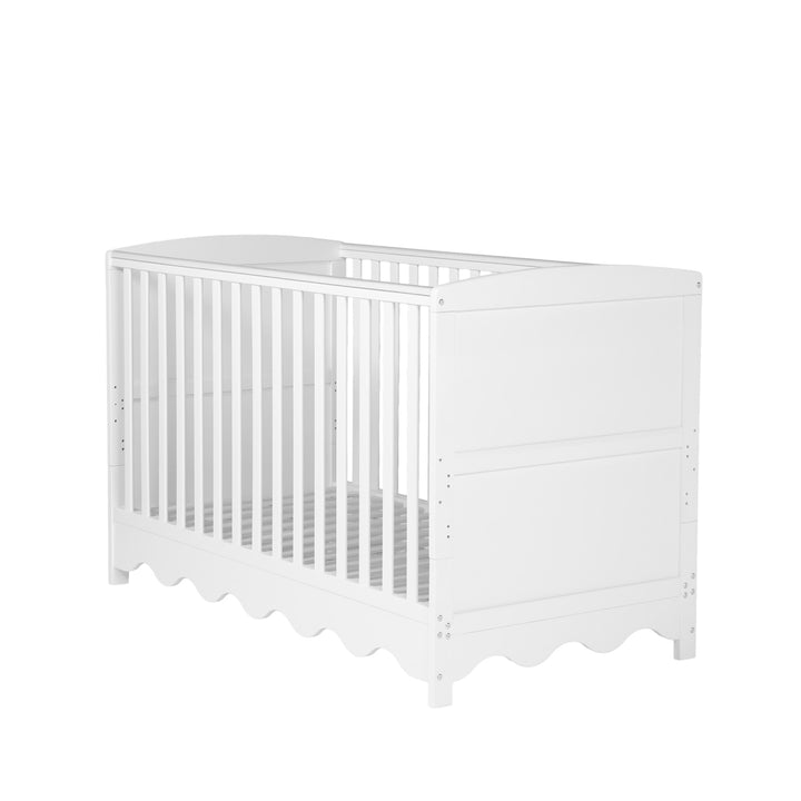 Storybook Cot & Changing Unit Set - White