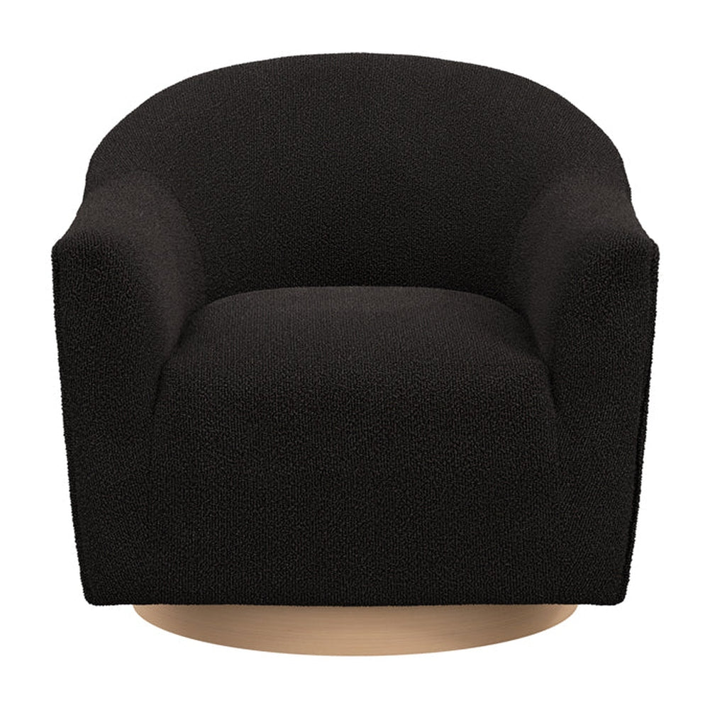 Bayside Swivel Accent Chair - Black LPD Home 1