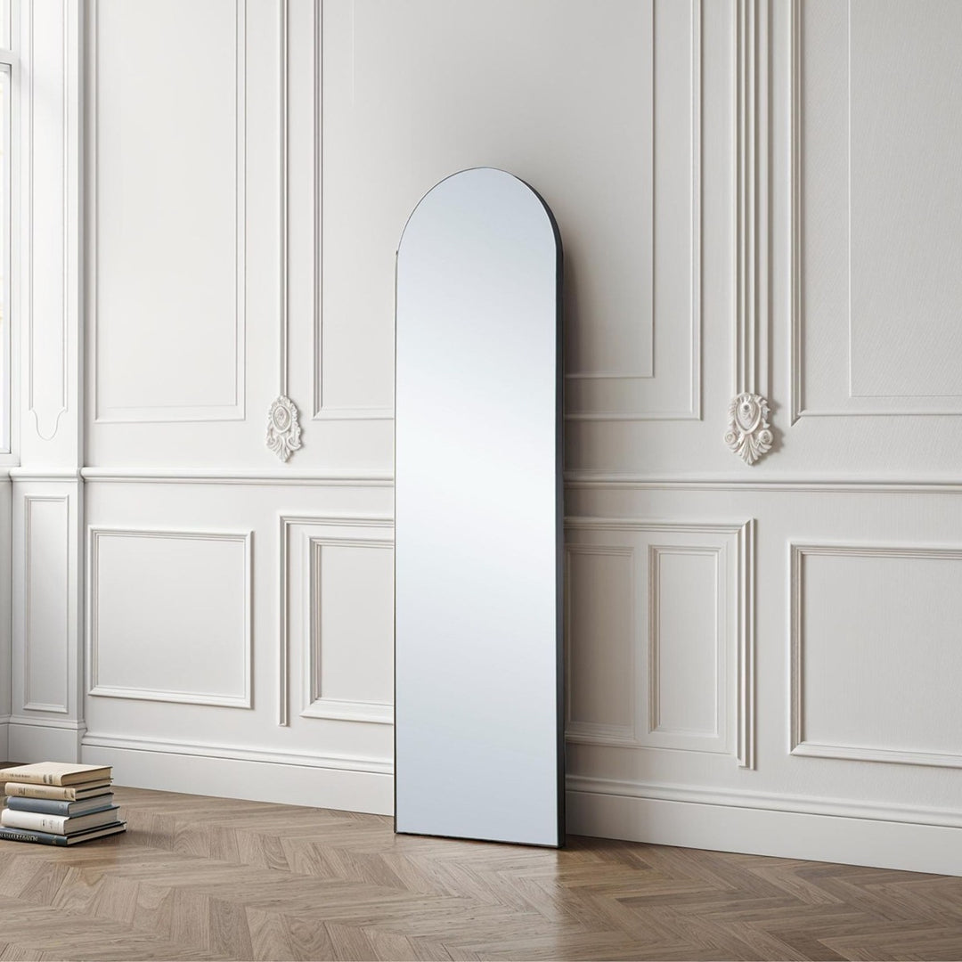 Dahlia Tall Arched Wall Mirror - Black Yearn Mirrors 3
