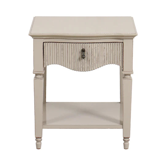 Mindy Brownes Camille Side Table in Linen