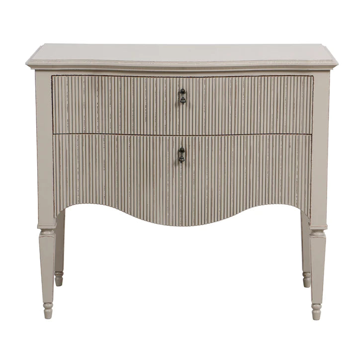 Mindy Brownes Camille Two Drawer Chest in Linen