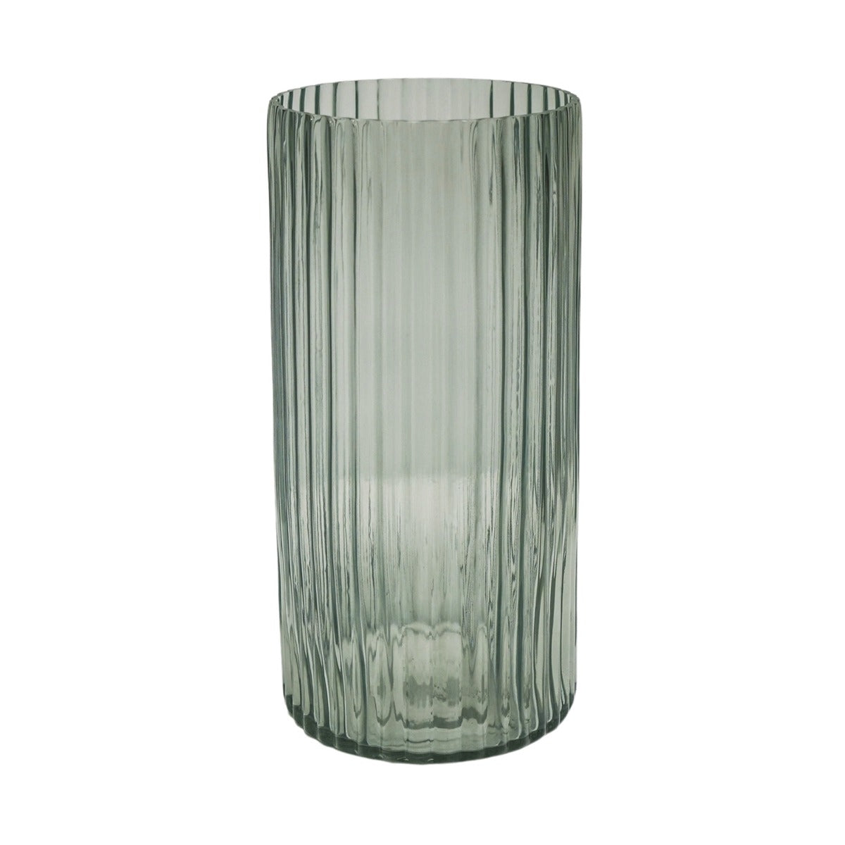 Ivyline Daphne Ribbed Vase Sage