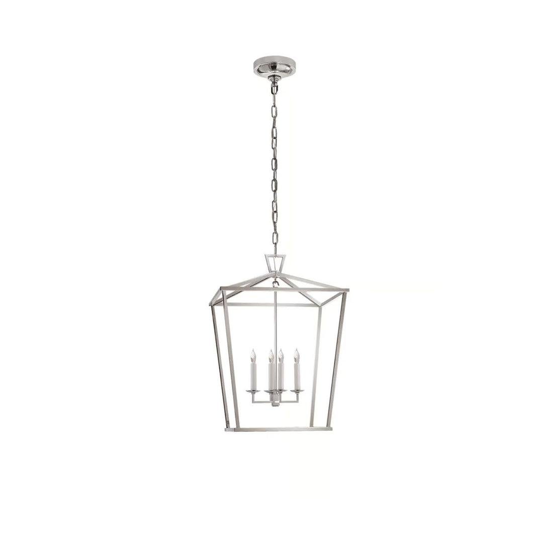 AndrewMartin Darlana Lantern Small Pendant Light - Polished Nickel