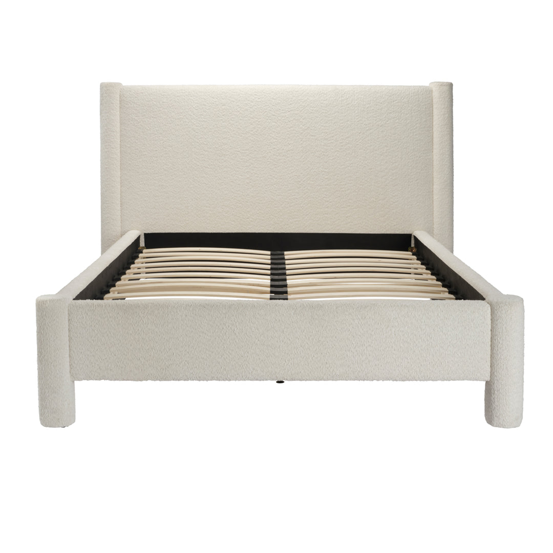 Denby Upholstered Bed - Snow