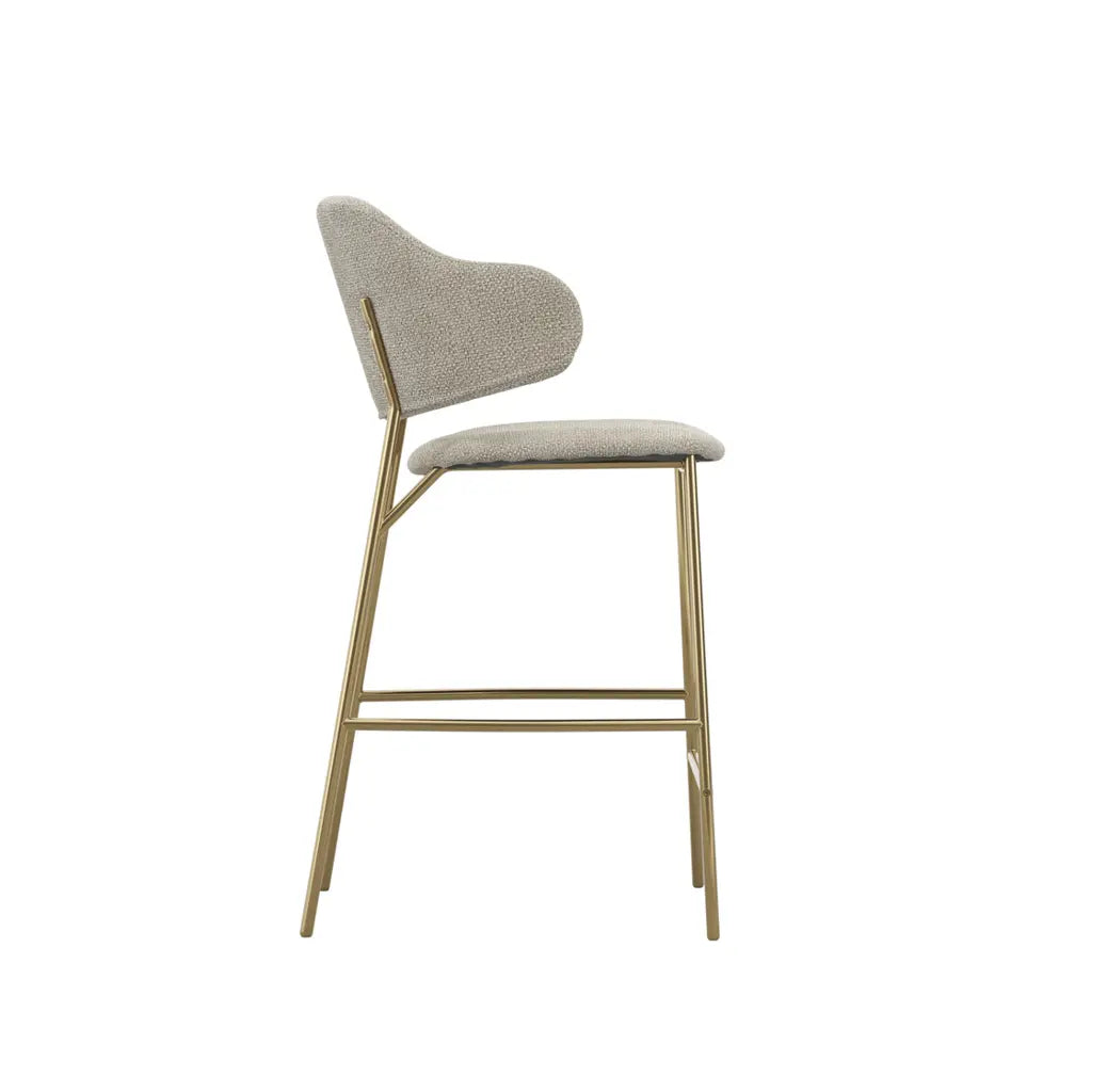Joni Gold Set of 2 Counter Stools - Wheat | Outlet