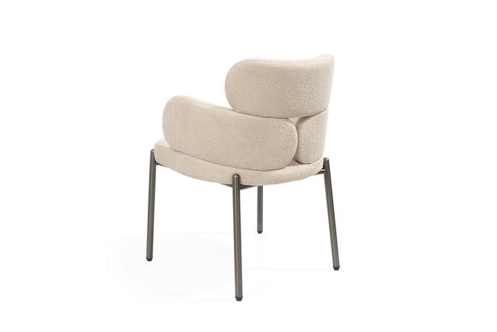 Dream Boucle Dining Chair - Taupe Tommy Franks 3