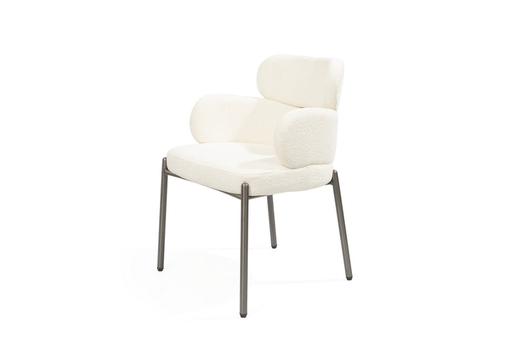 Dream Boucle Dining Chair - White Tommy Franks 2