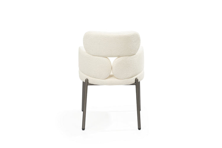 Dream Boucle Dining Chair - White Tommy Franks 3