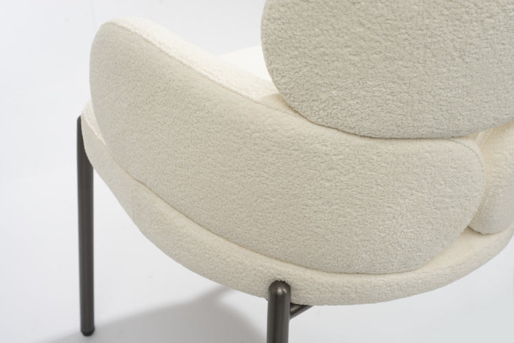 Dream Boucle Dining Chair - White Tommy Franks 4