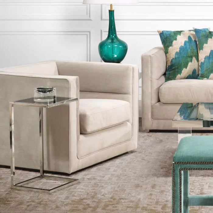 Galleria Side Table - Nickel Finish Eichholtz 2