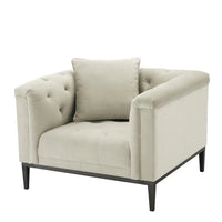 Eichholtz Cesare Chair in Pebble Grey