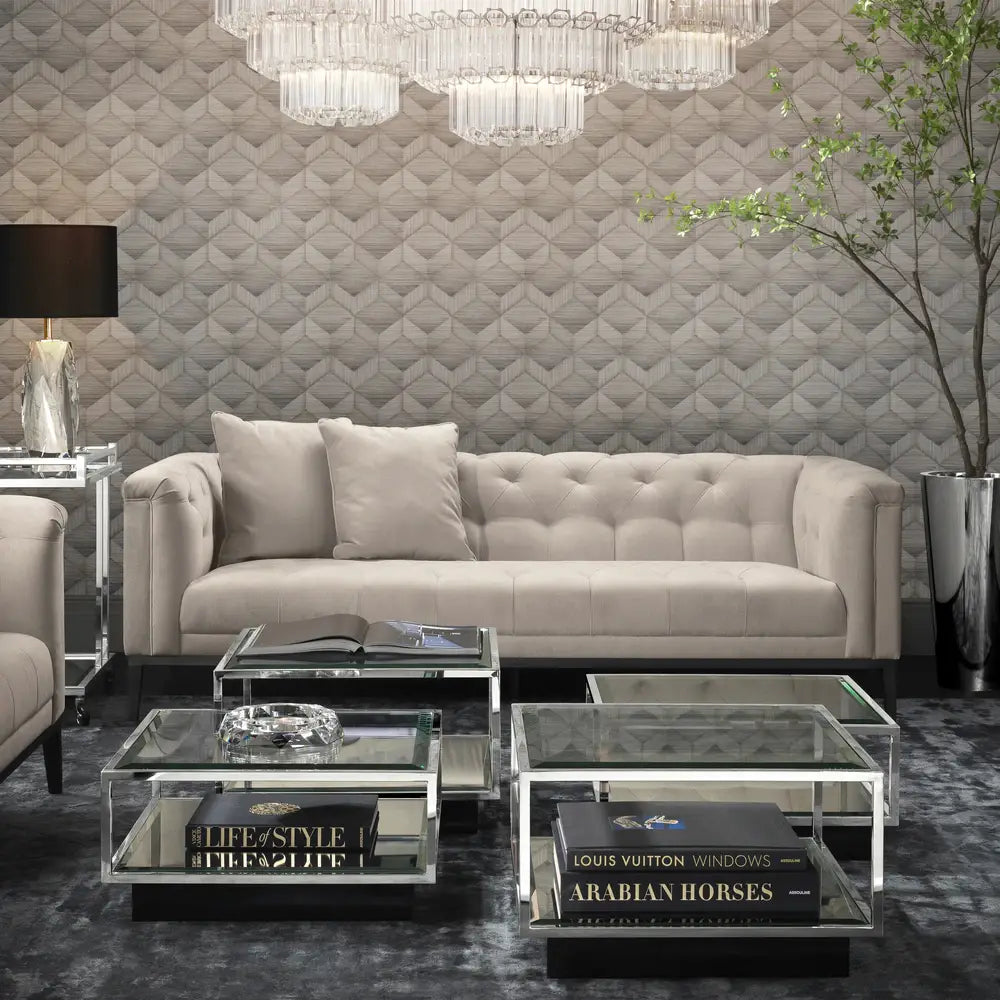 Eichholtz Cesare Sofa in Pebble Grey