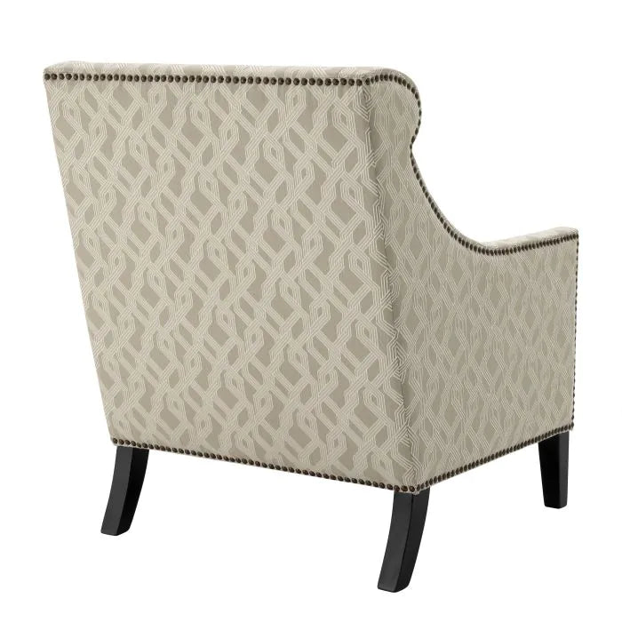 Eichholtz Jenner Chair in Lattice Grey