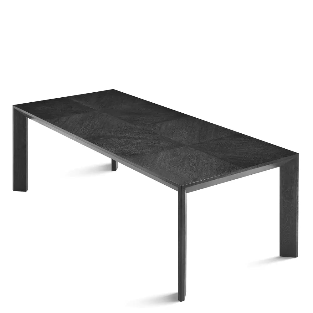 Eichholtz Tremont Dining Table in Charcoal Grey Oak Veneer