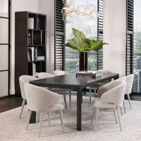 Eichholtz Tremont Dining Table in Charcoal Grey Oak Veneer