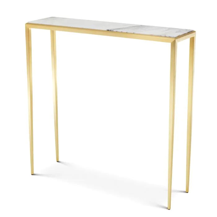 Henley Marble Console Table - Gold Finish Eichholtz 1