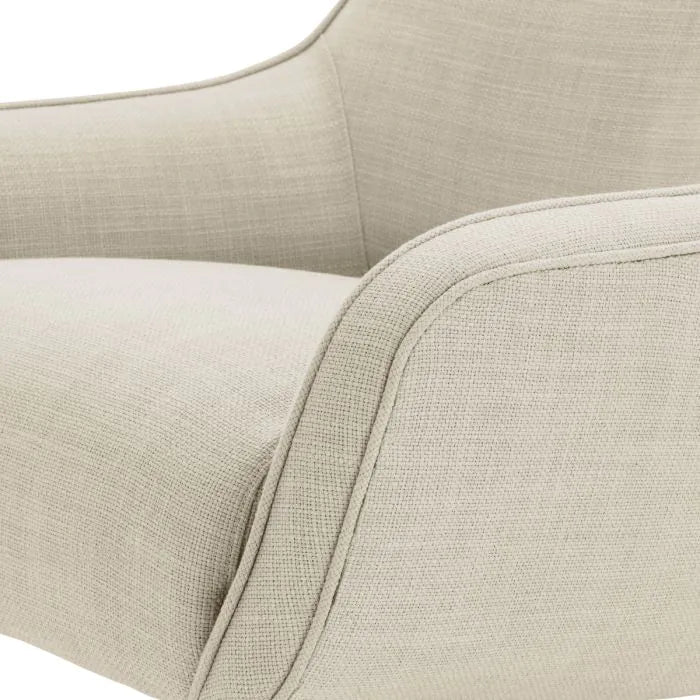  Eichholtz-Eichholtz Serena Swivel Chair in Panama Natural-Cream 021 