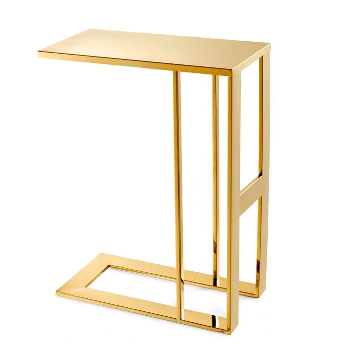 Pierre Rectangular Side Table - Gold Finish Eichholtz 1