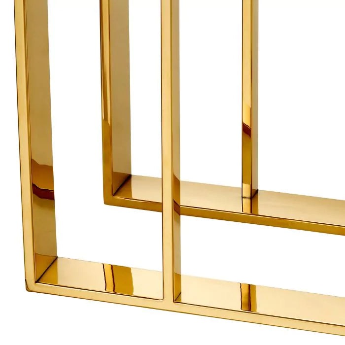 Pierre Rectangular Side Table - Gold Finish Eichholtz 3