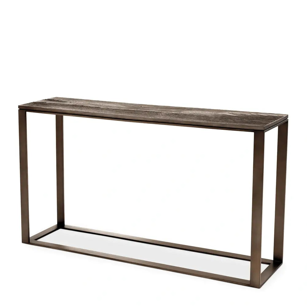 Eichholtz Zino Console Table in Light Bronze Finish