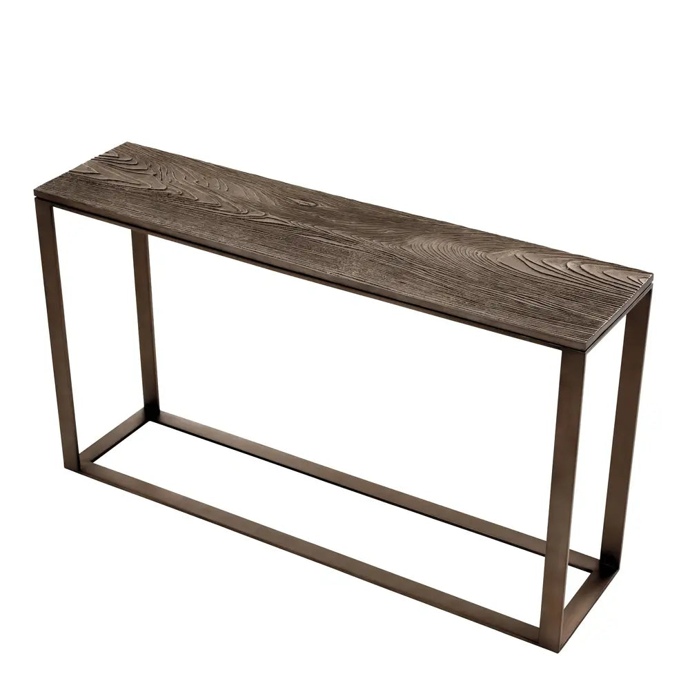 Eichholtz Zino Console Table in Light Bronze Finish