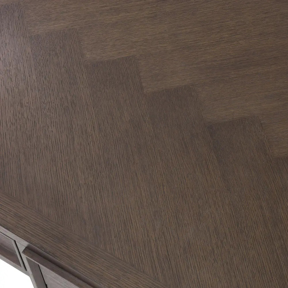 Melchior Desk - Brown Oak Veneer Eichholtz 5