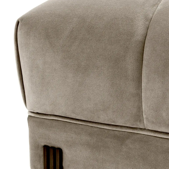 Lounge Sienna Right Sofa - Savona Greige Velvet Eichholtz 3