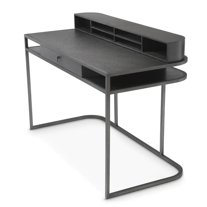 Highland Desk - Charcoal Brown Oak Veneer Eichholtz 1