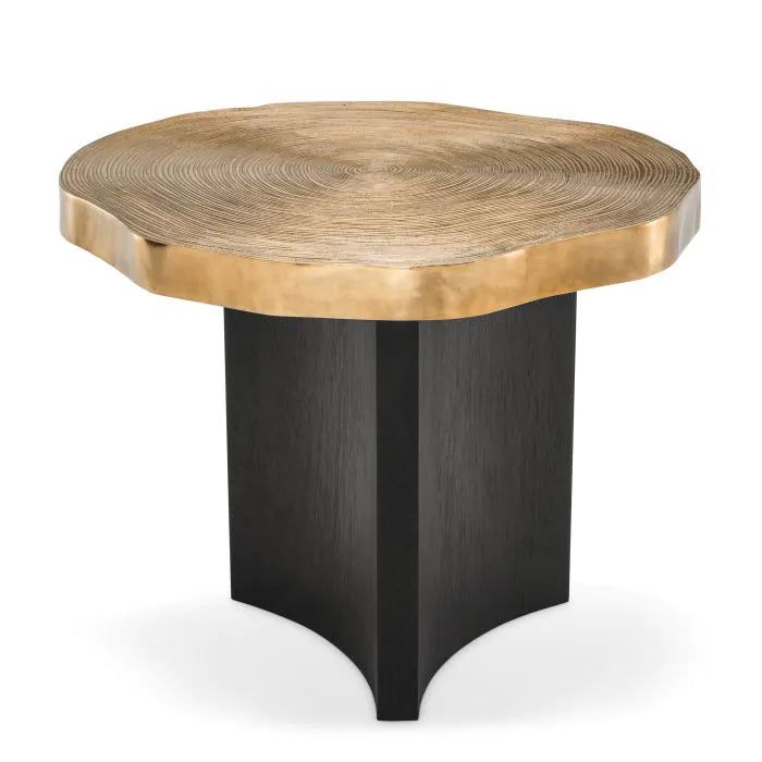 Eichholtz Thousand Oaks Side Table in Brass Finish
