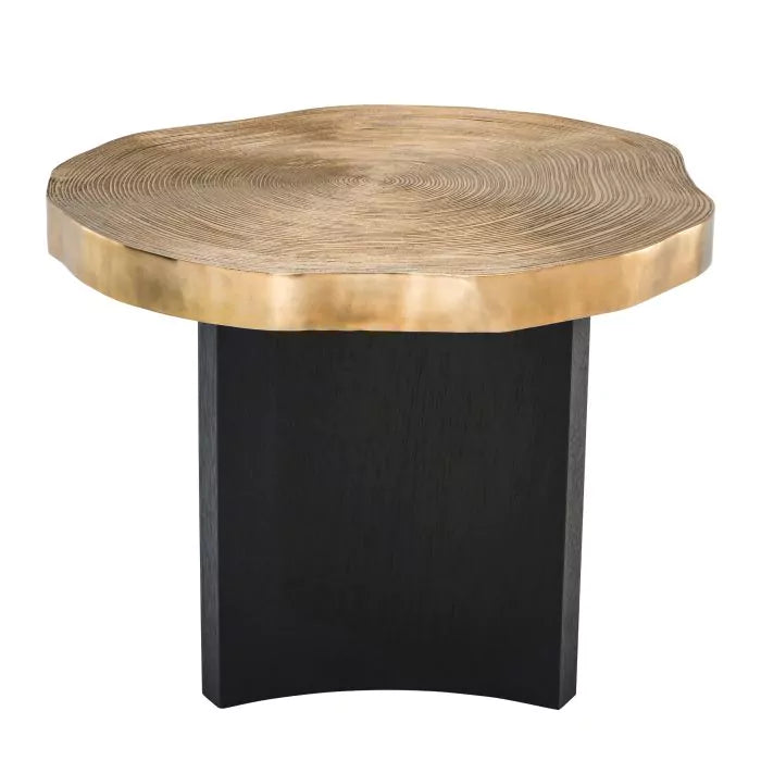Eichholtz Thousand Oaks Side Table in Brass Finish