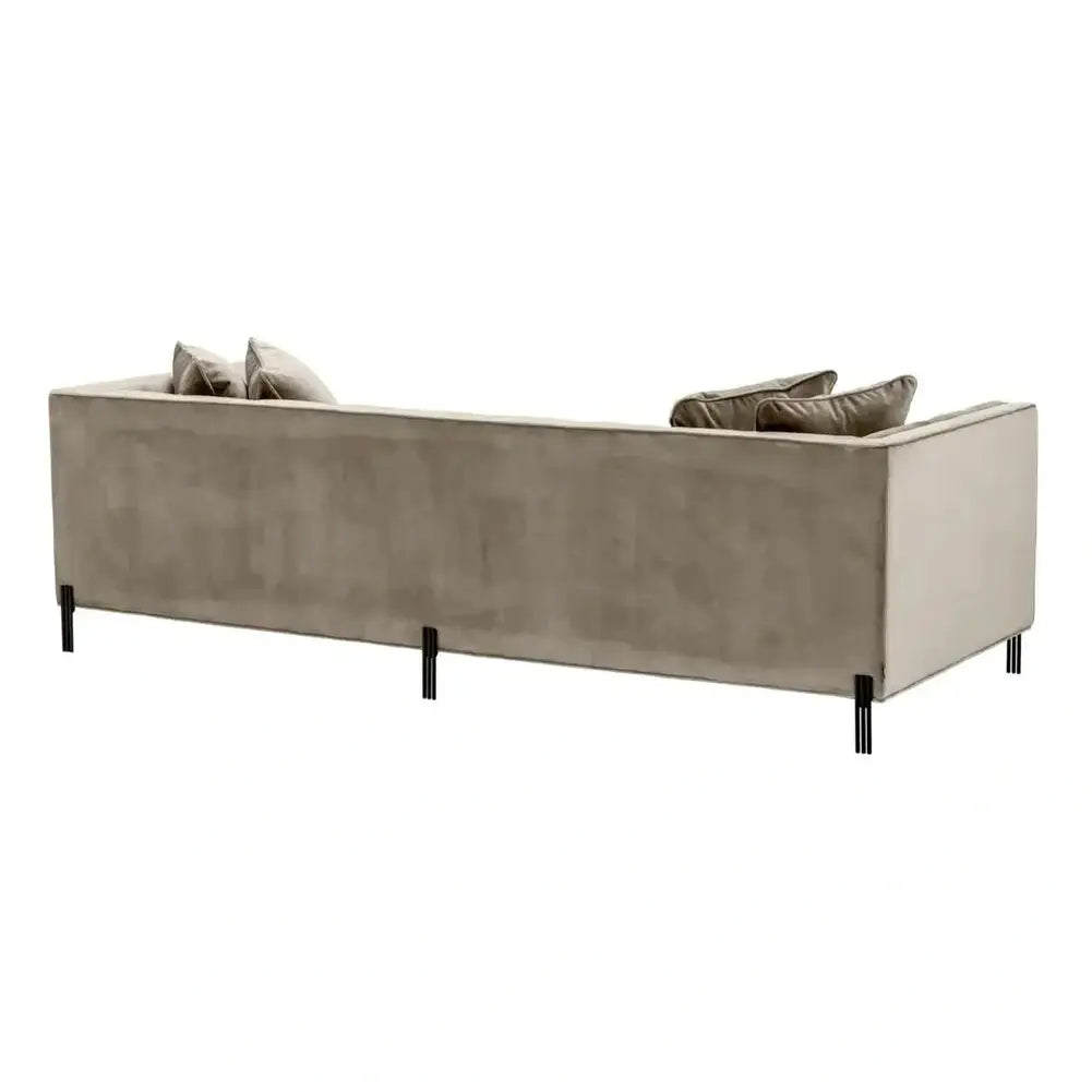 Eichholtz Sienna Sofa in Savona Greige Velvet