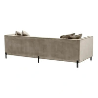 Eichholtz Sienna Sofa in Savona Greige Velvet