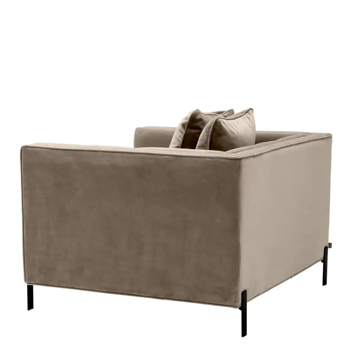 Sienna Chair - Savona Greige Velvet Eichholtz 3