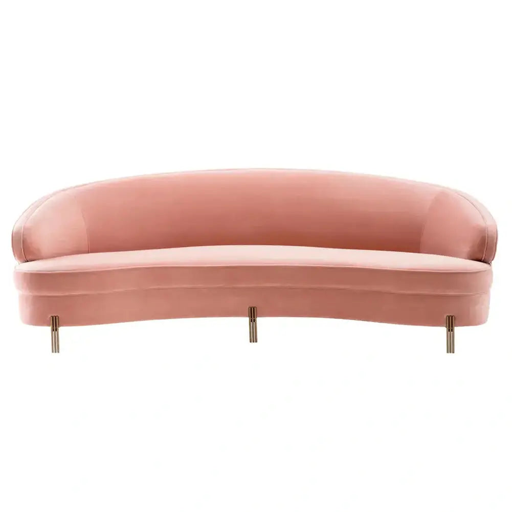 Eichholtz Pierson Sofa in Savona Nude Velvet