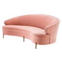 Eichholtz Pierson Sofa in Savona Nude Velvet