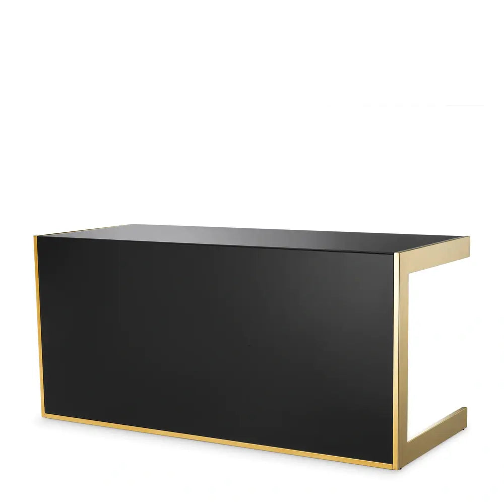  Eichholtz-Eichholtz Cosmo Desk in Gold Finish-Gold 517 