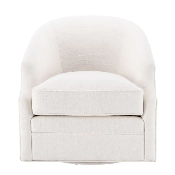 Eichholtz Gustav Swivel Chair in Avalon White