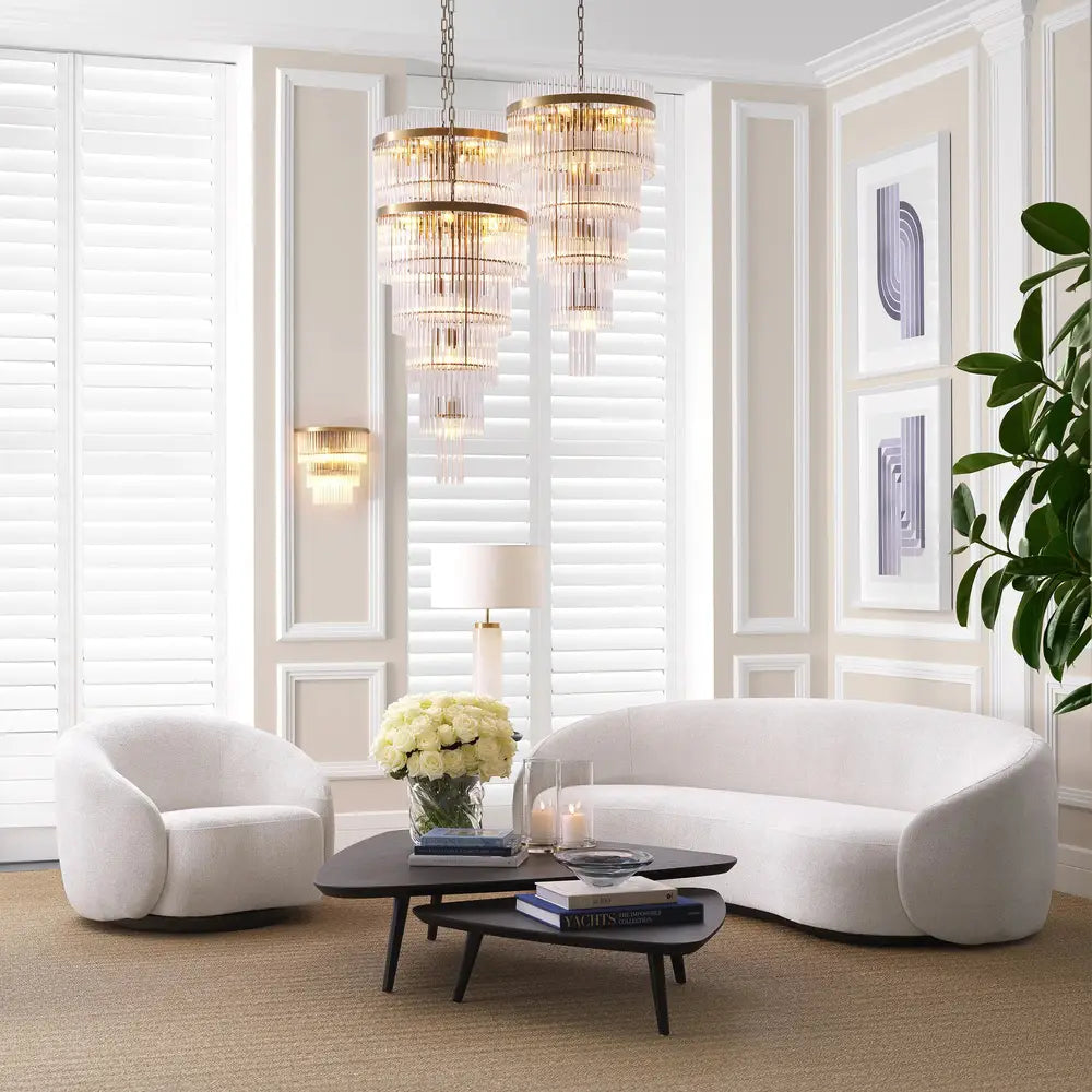 Lauren Set of 2 Coffee Tables - Mocha Straight Oak Veneer Eichholtz 2