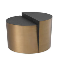 Eichholtz Riviera Side Table in Charcoal Grey Oak Veneer