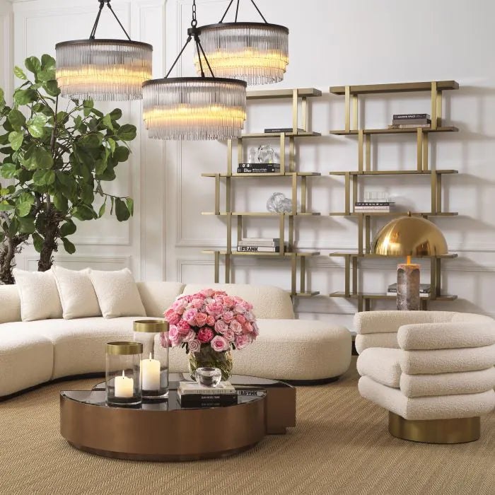 Maguire Swivel Chair - Bouclé Cream Eichholtz 2