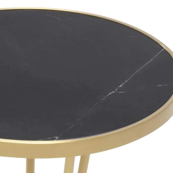 Eichholtz Horatio Side Table in Brushed Brass Finish