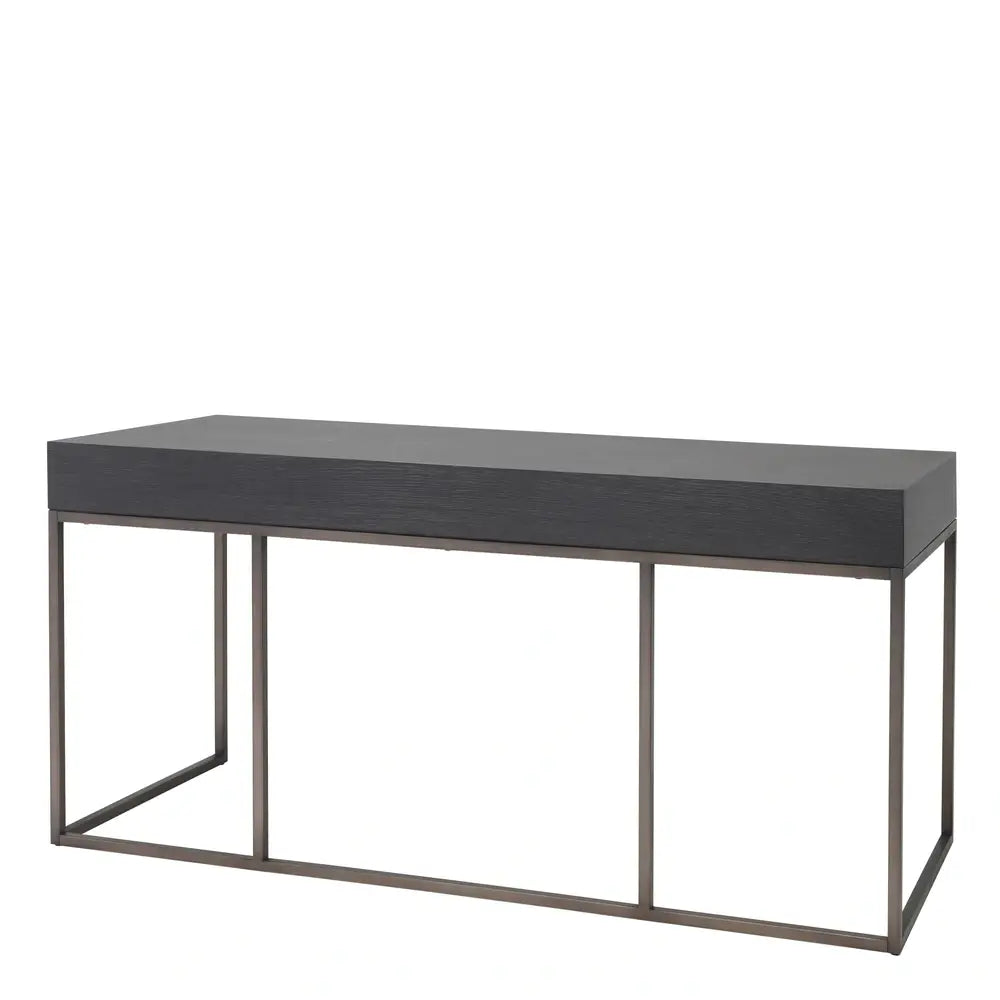 Larsen Desk - Charcoal Grey Oak Veneer Eichholtz 2