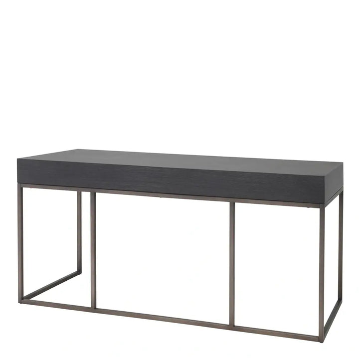 Larsen Desk - Charcoal Grey Oak Veneer Eichholtz 2