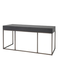 Eichholtz Larsen Desk in Charcoal Grey Oak Veneer