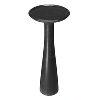 Eichholtz Pompano High Side Table in Honed Black Marble