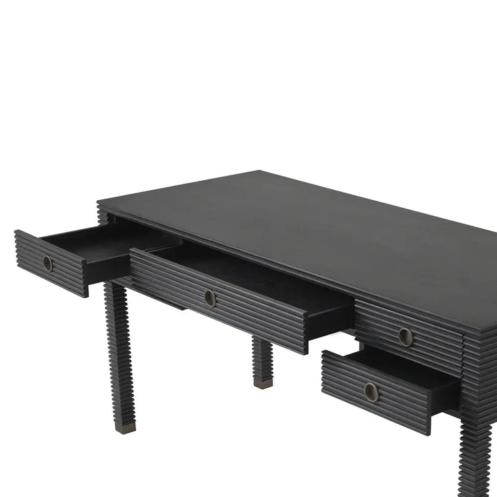 Dimitrios Desk - Charcoal Grey Oak Veneer Eichholtz 2