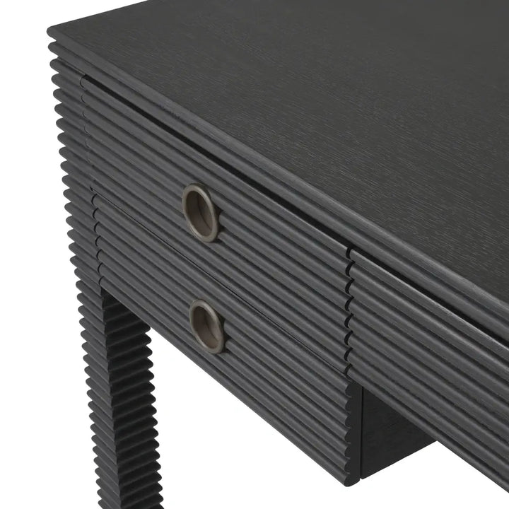 Dimitrios Desk - Charcoal Grey Oak Veneer Eichholtz 4